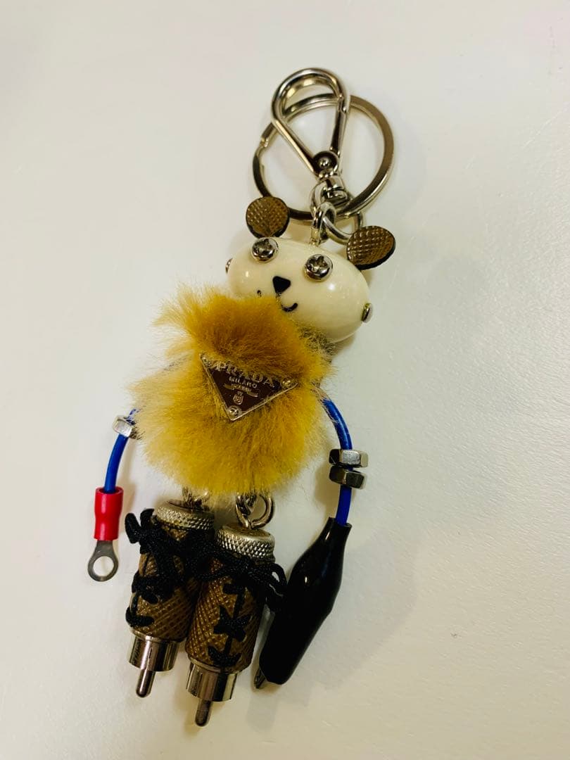PRADA チャーム ロボット クマ キーホルダー