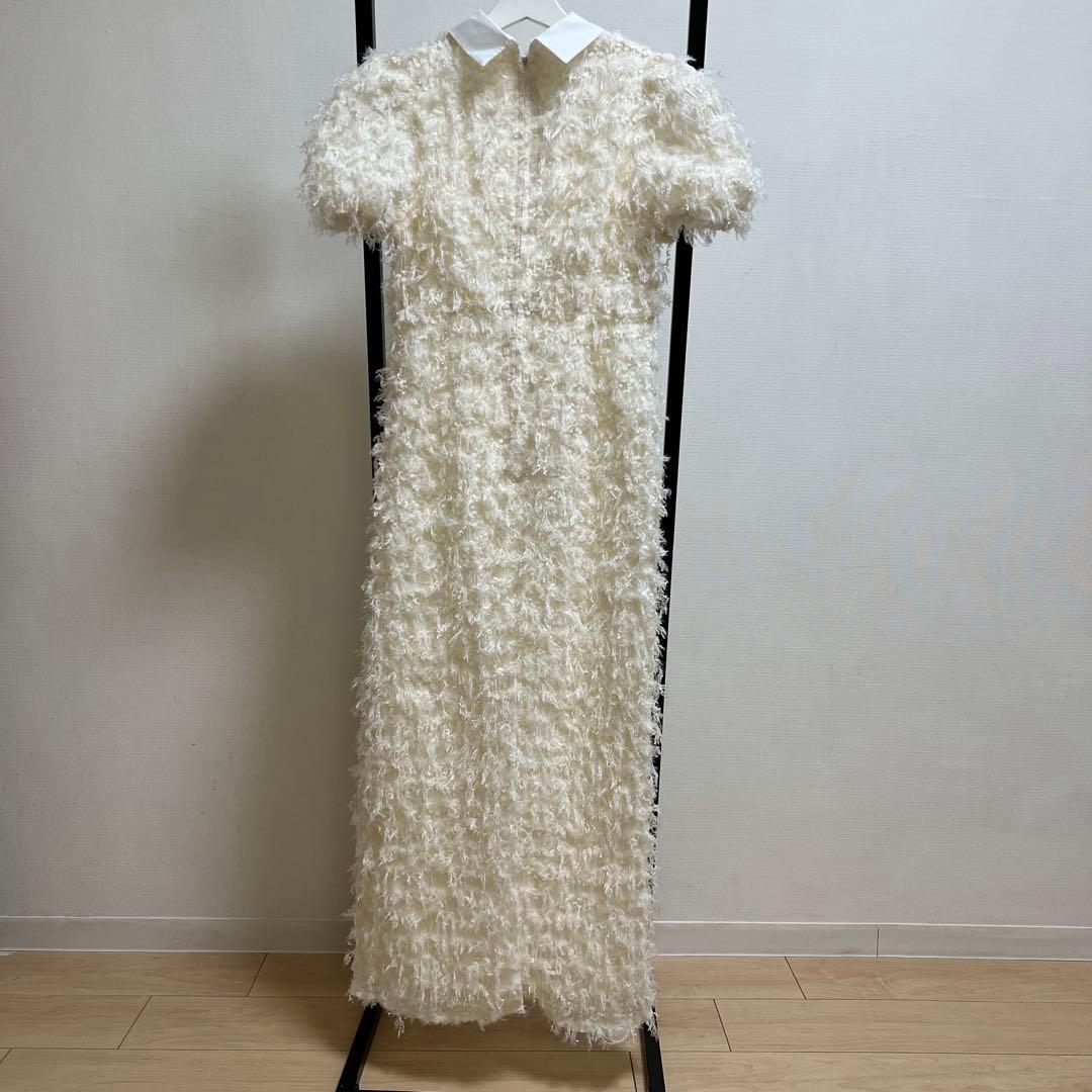 Acka lame fringe puff dress すだ明日発送￼