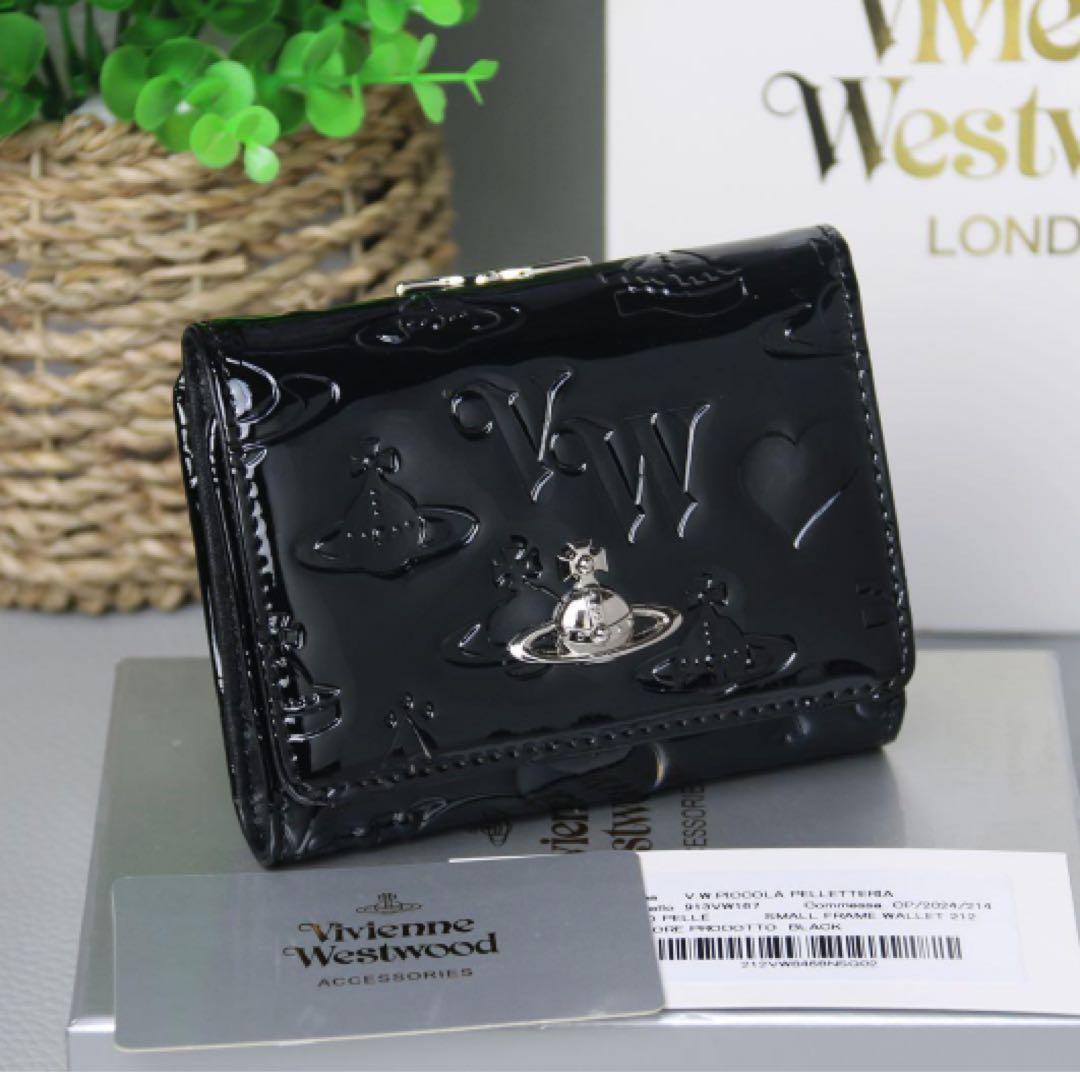 Vivienne Westwood ヴィヴィアン 三つ折り財布 レザー（f