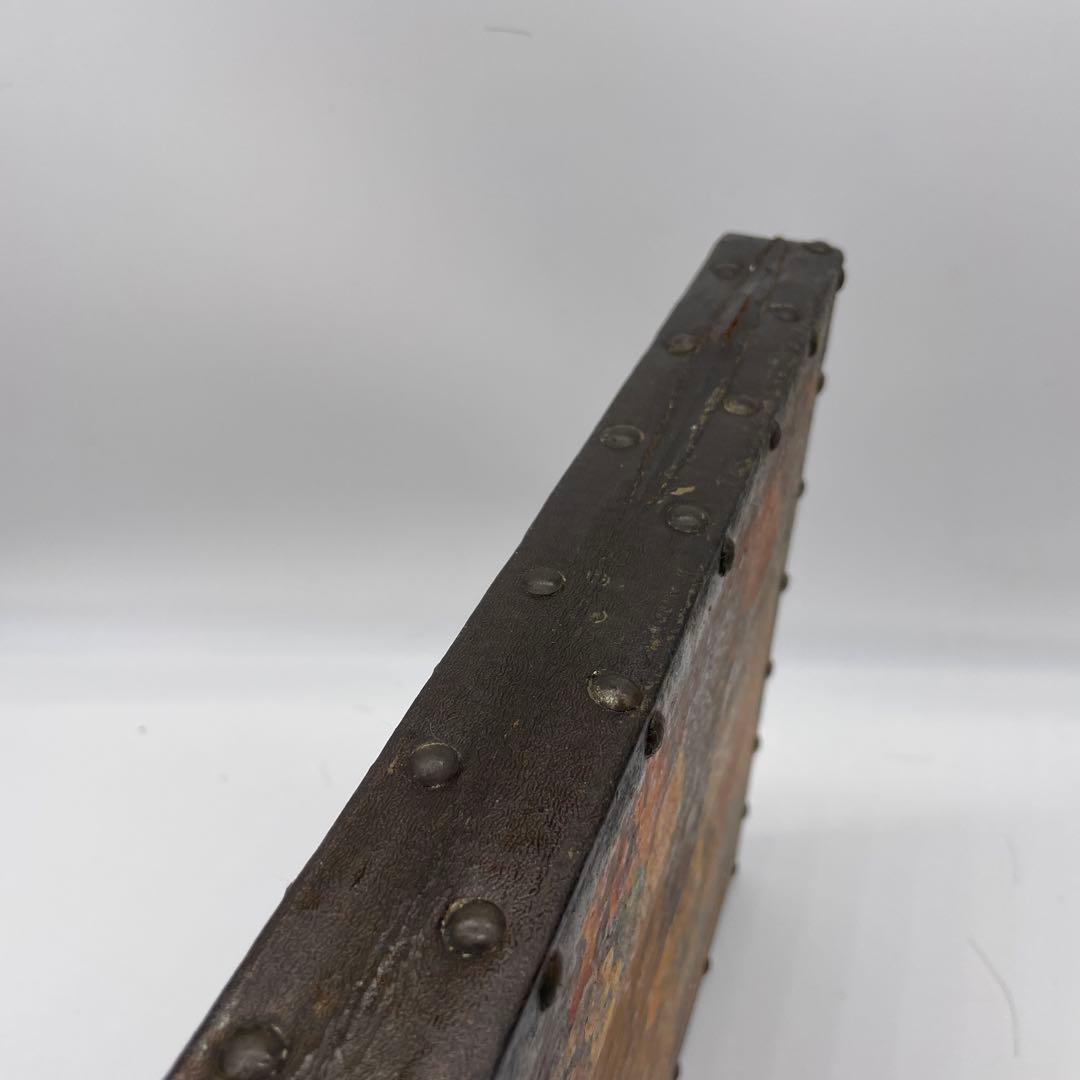 海外製屏風　ヴィンテージ　アンティーク　デコパージュパネル　スクラップスクリーン