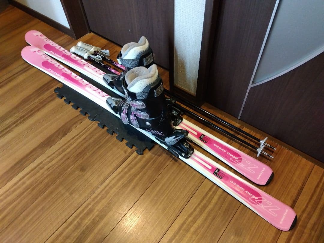 【ハイエンド】学生・レディース用/スキーセット/メンテ・WAX済み✔超軽量板！！