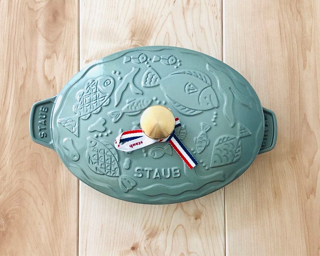 STAUB×minä perhonen　ホットプレート　オーシャン　オーバル