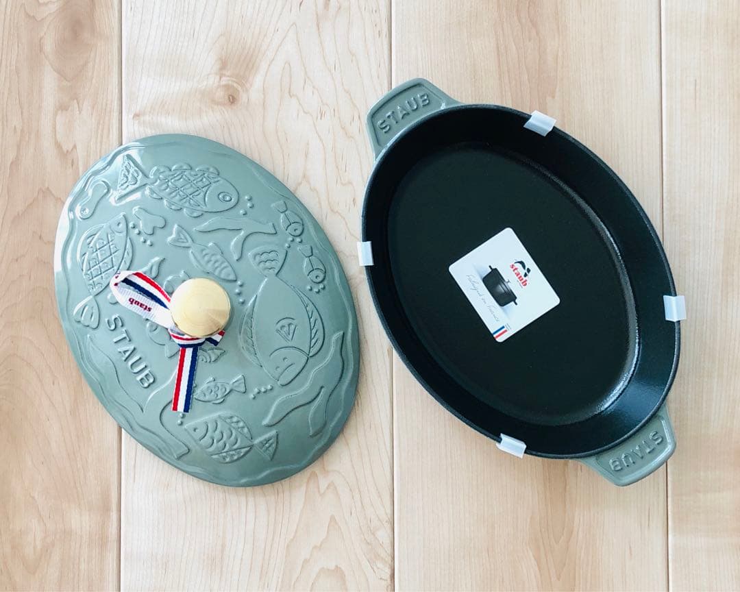 STAUB×minä perhonen　ホットプレート　オーシャン　オーバル
