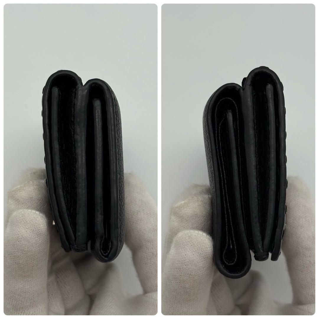 美品　フェンディ　三つ折り財布　セレリアウォレット　ブラック