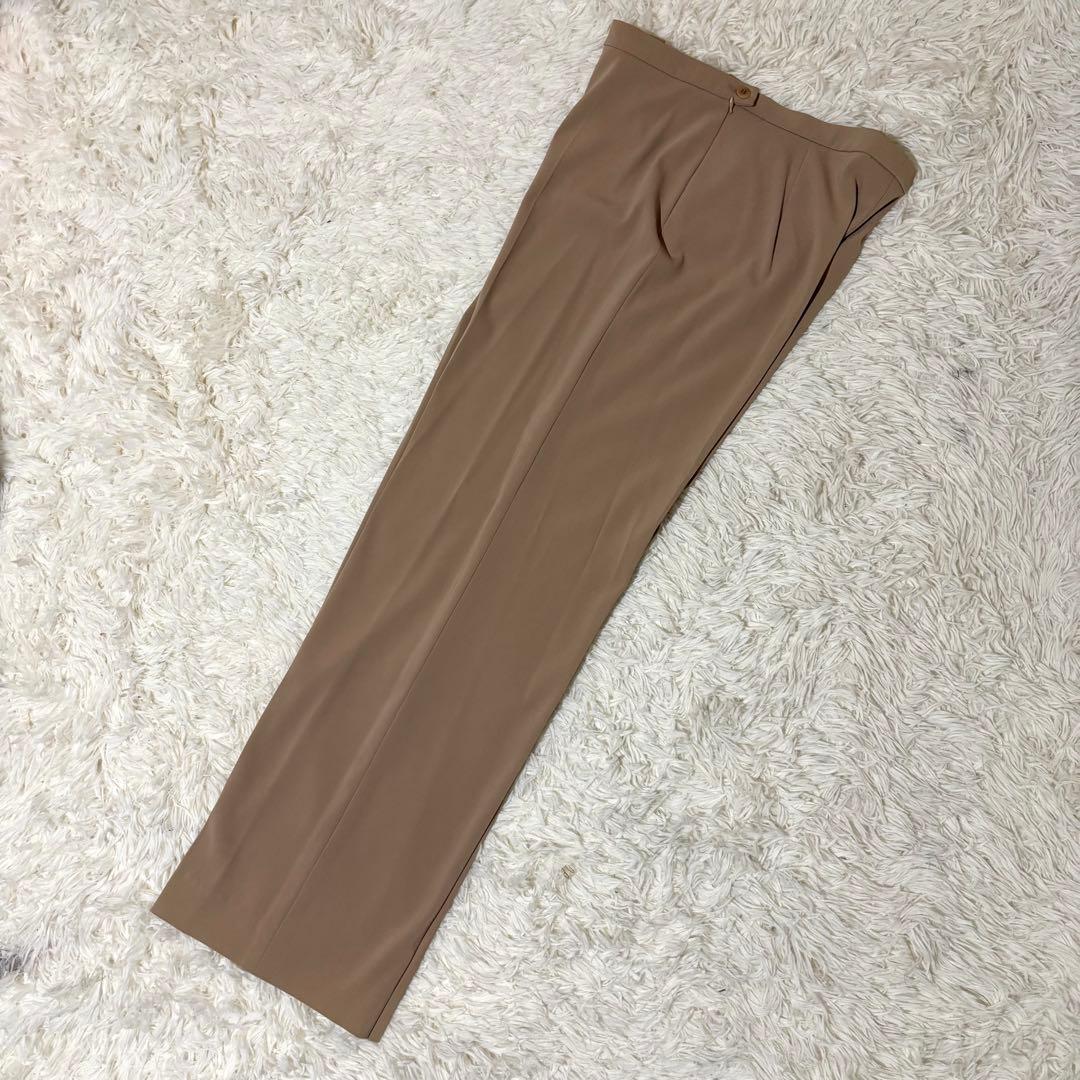 ✨極美品✨Max Mara大きいサイズ　パンツセットアップ　ベージュ　ストレッチ