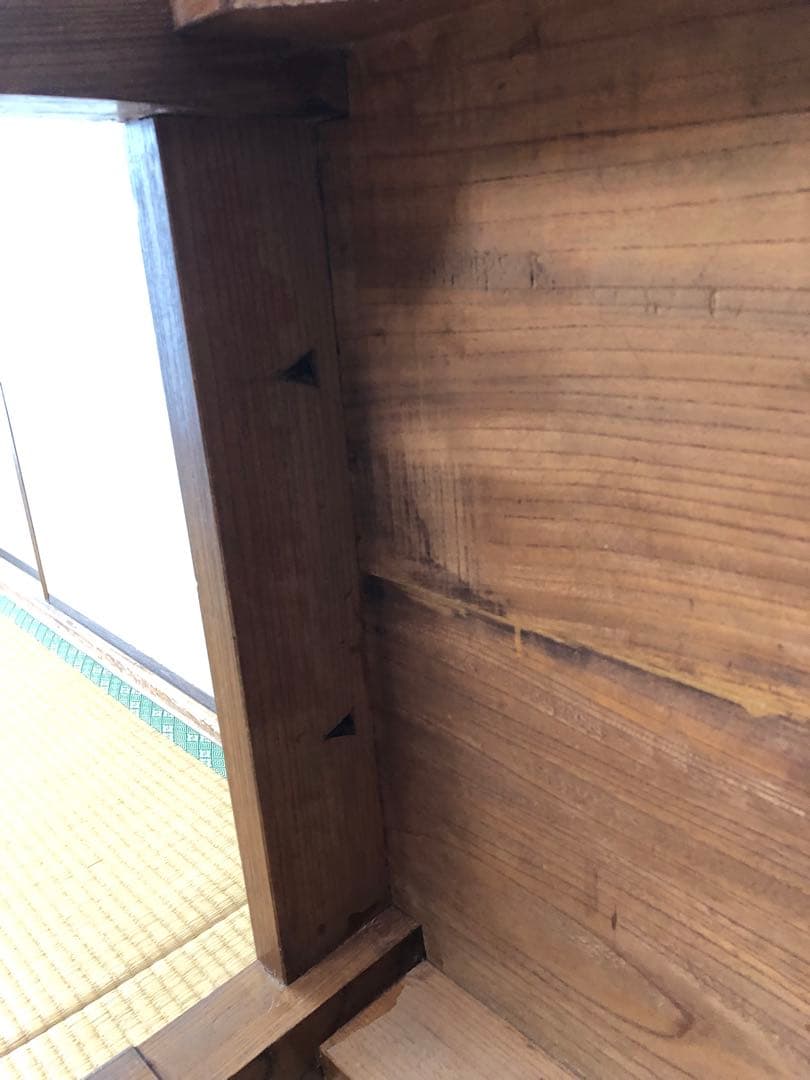 総ケヤキ 座卓　天板厚さ約3㎝❗️別注品❗️送料8,600円込み‼️