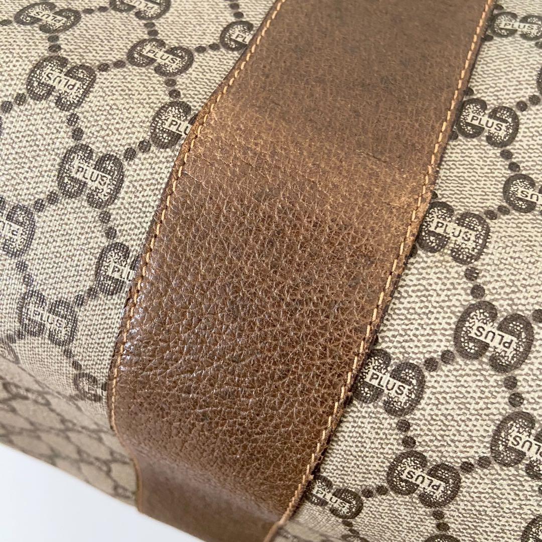 【希少】GUCCI オールドグッチ グッチプラス ボストンバッグ GGスプリーム