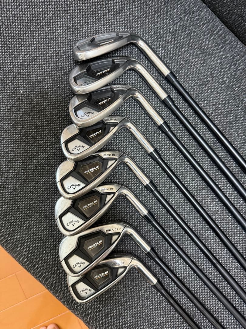 キャロウェイローグst max osアイアン8本、ユーティリティ2本、ドライバー