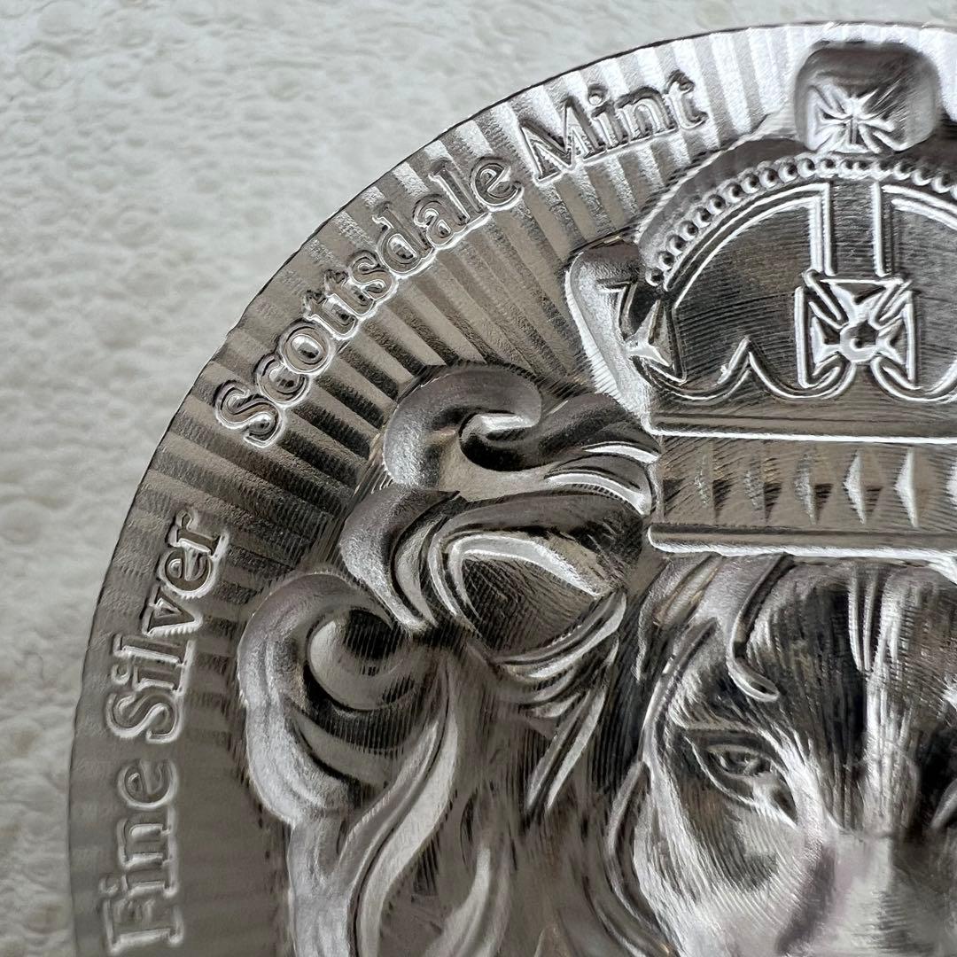 純銀 100g スコッツデールライオン　スタッカー