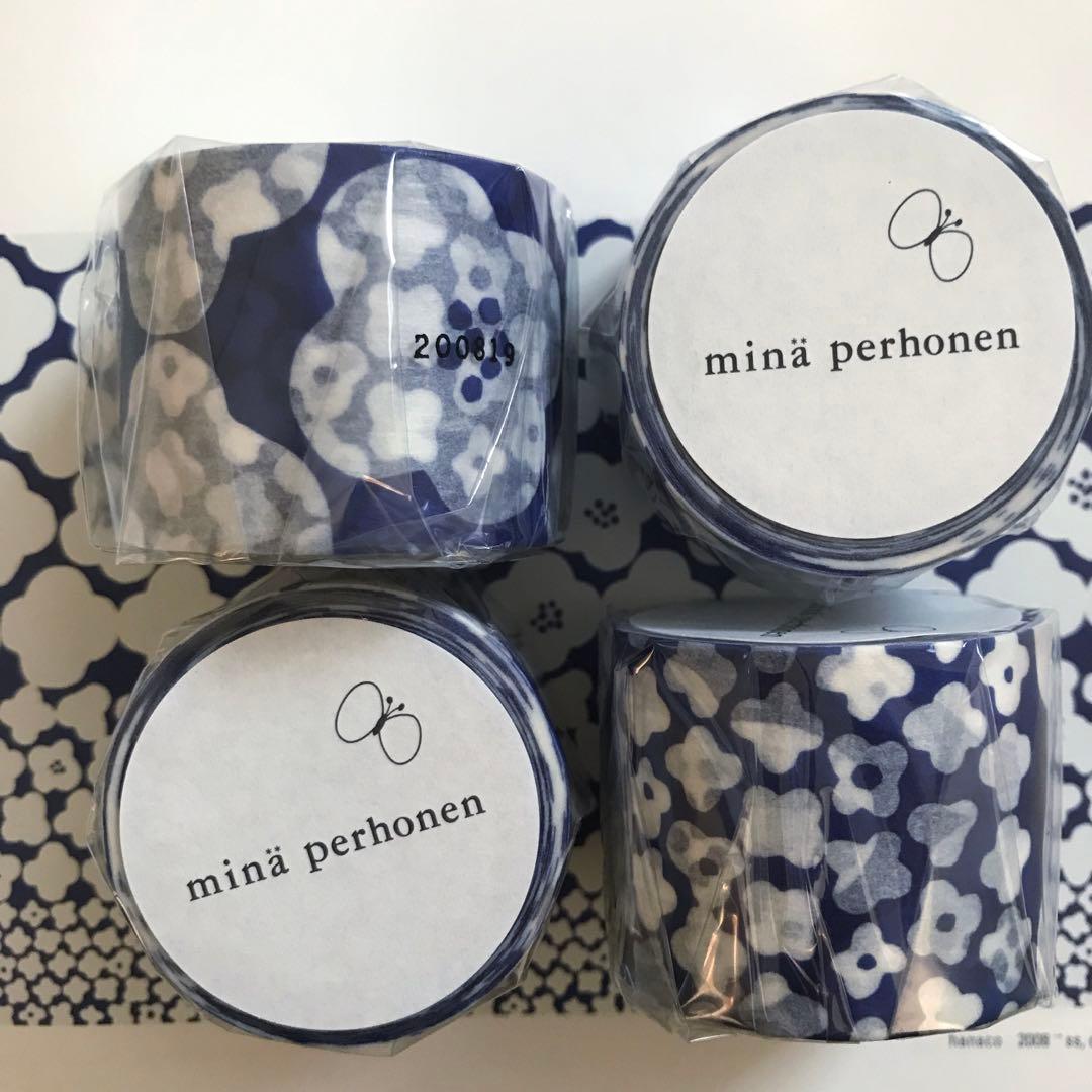 ミナペルホネン　マスキングテープ　12個　ハナコ×4 シエスタ×4 ワンデイ×4