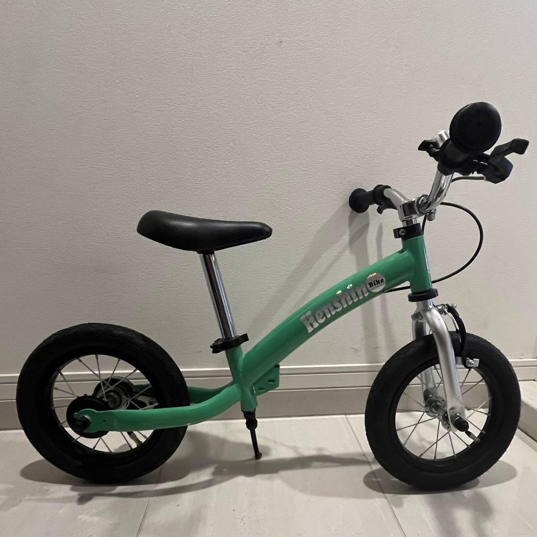 【美品】Henshin Bike へんしんバイク2 エメラルドグリーン