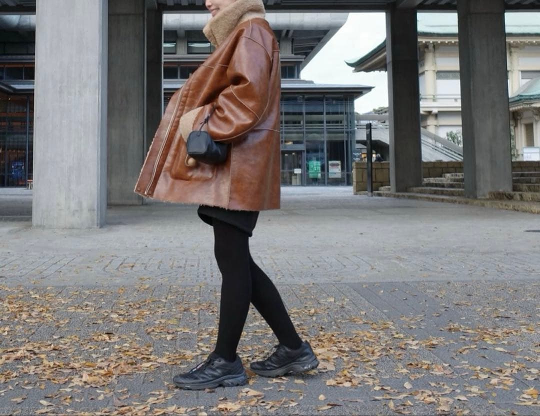 ジャケット・アウター AMERI UND REVERSIBLE BONDING JACKET