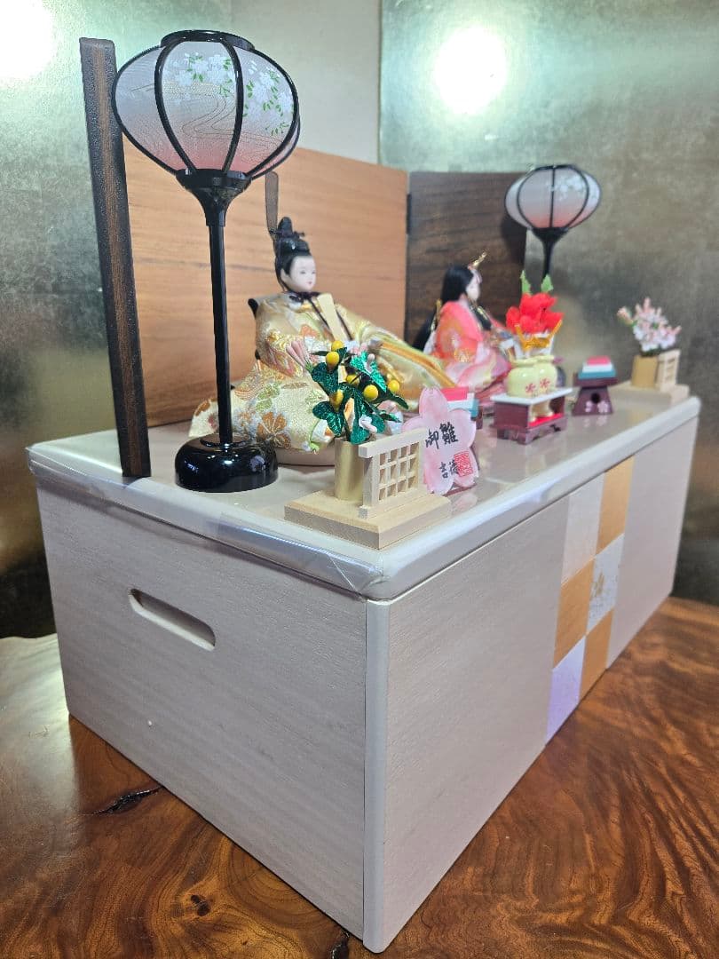 【一点限り】雛人形 収納飾り 　HS32