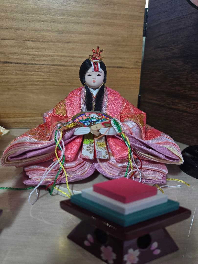 【一点限り】雛人形 収納飾り 　HS32