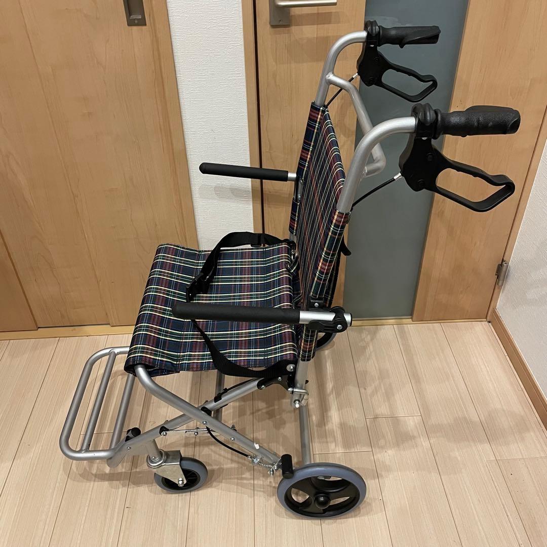 Nice way 簡易式車椅子 NW-9001L 折りたたみ コンパクト