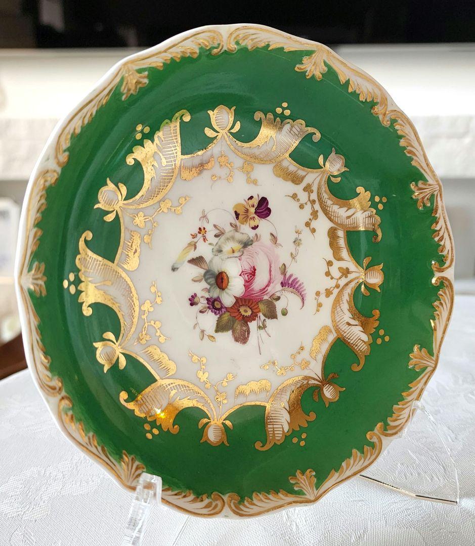 極美品 コールポート 手描き アデレードシェイプ ハンドペイント アンティーク