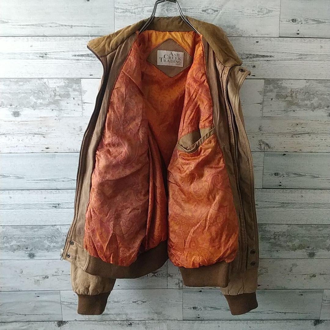 2点おまとめ☆リアルレザー 本革 裏ペイズリー 中綿 短丈 レザージャケットXL