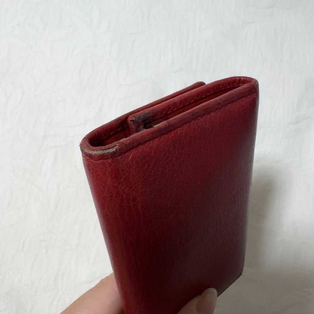 CHANEL レザーキーケース レッド