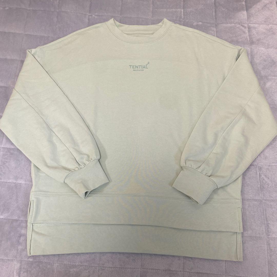 【美品】TENTIAL BAKUNE Ladies上下セット M ＆Lグリーン