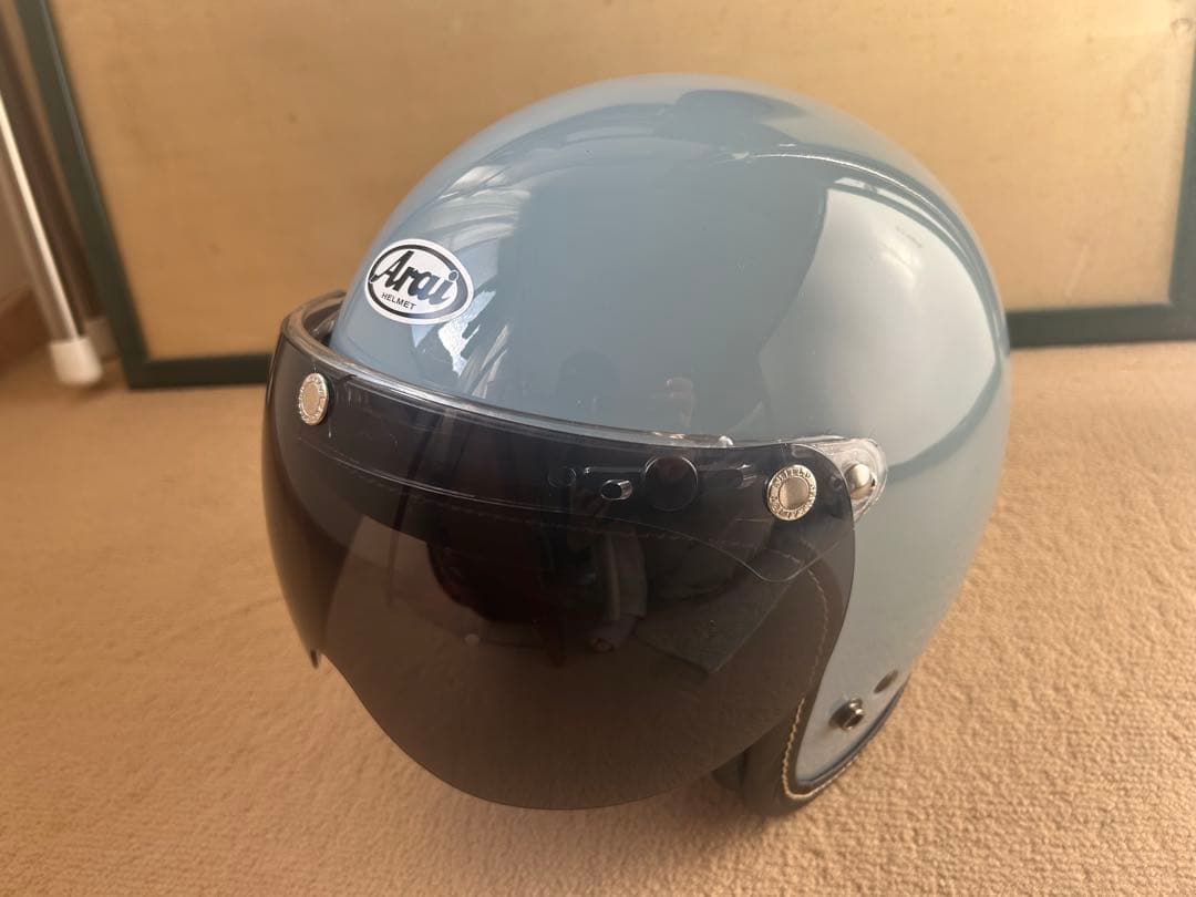 [美品]Arai アライ　クラシックエアー アイスブルー　Lサイズ　おまけ付き