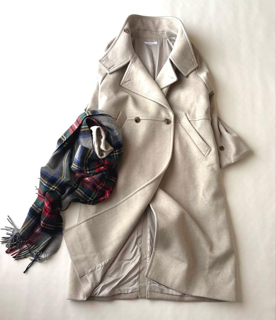 美品♡B.C STOCK シンプリシテェ ビーバーコクーンスタンドカラー M