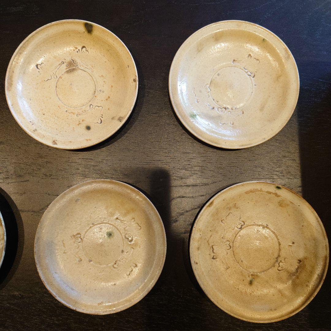 伝世骨董・幻の黄瀬戸中皿（専用桐箱）