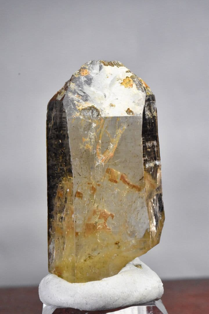 本邦初！ タンザニアルヴマ州Songea地区産 スモーキーシトリン原石1