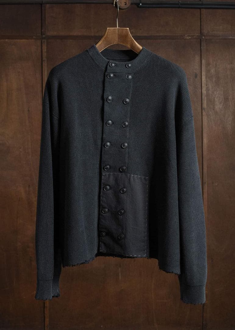 トップス Professor.E DOUBLED BREASTED AGED KNIT