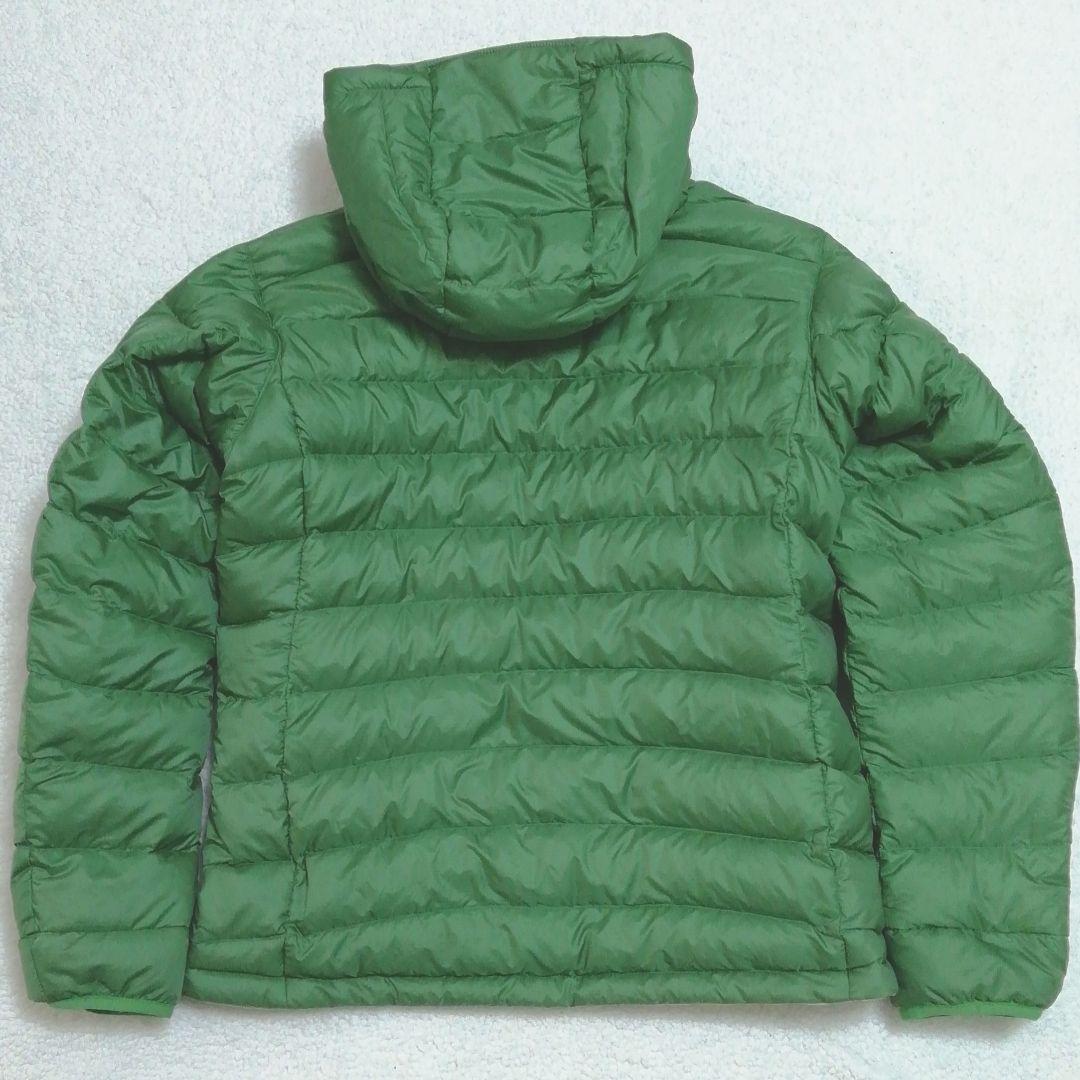 montbellモンベル コロラドパーカ リバーシブルダウン(L)ベージュ☓緑色