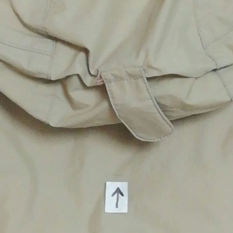 montbellモンベル コロラドパーカ リバーシブルダウン(L)ベージュ☓緑色