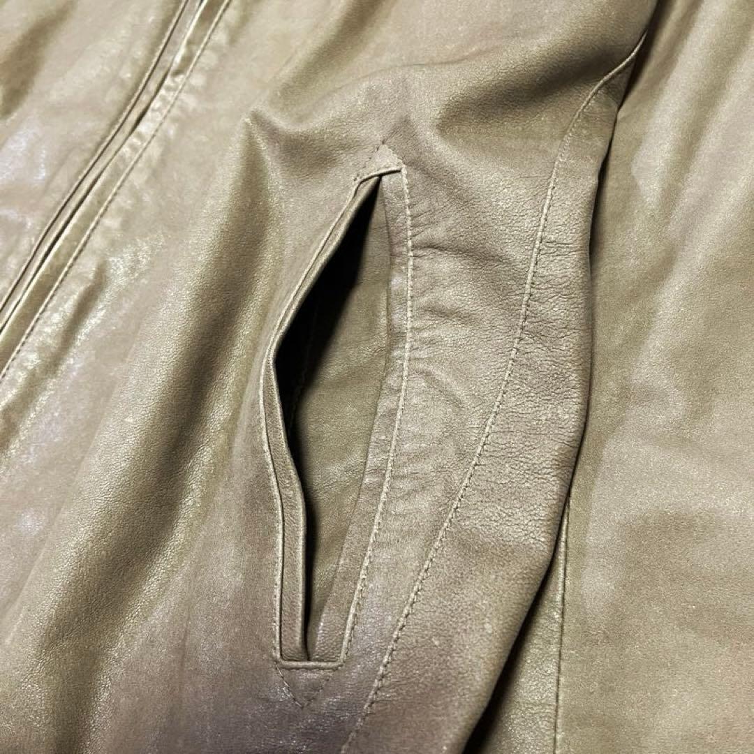 VAZZOLER シングルライダース　VERA PELLE レザー　イタリア製