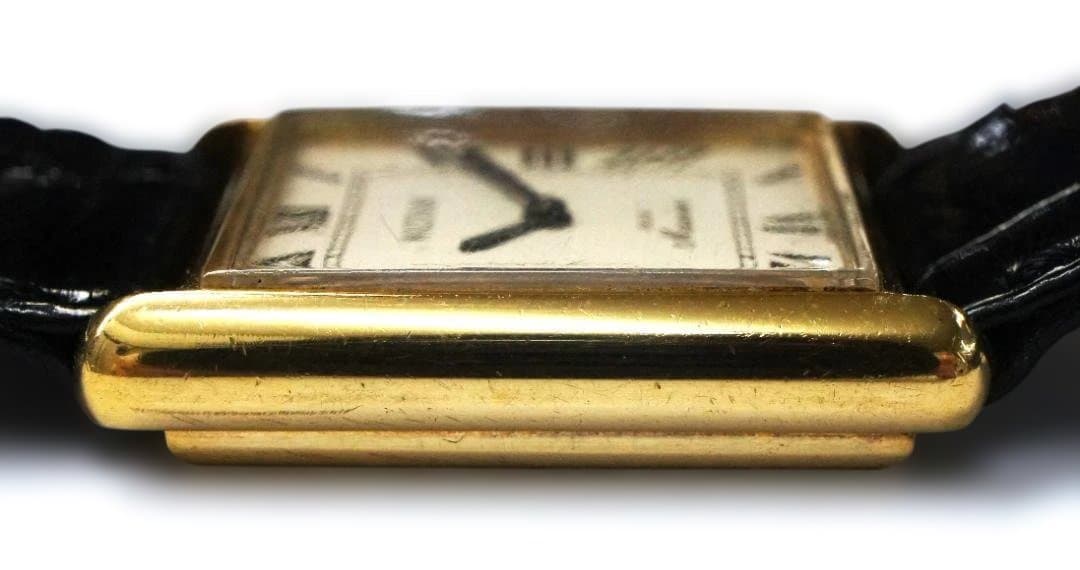 ウォルサム ゴールド マキシム 18K 手巻き 時計 クロコベルト【稼働品】