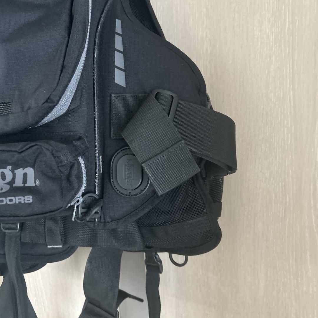 パズデザイン ライフジャケット ゲームベスト ブラック