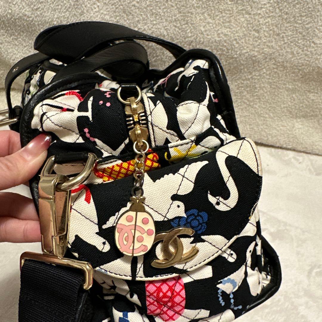 CHANEL スポーツライン ボストンバッグ 2WAY ショルダーバッグ