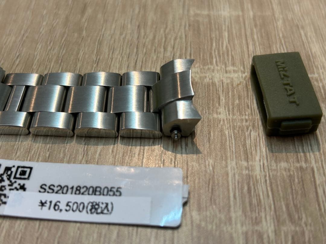 時計バンド オイスター ブレスレット Vクラスプ for セイコー MM300