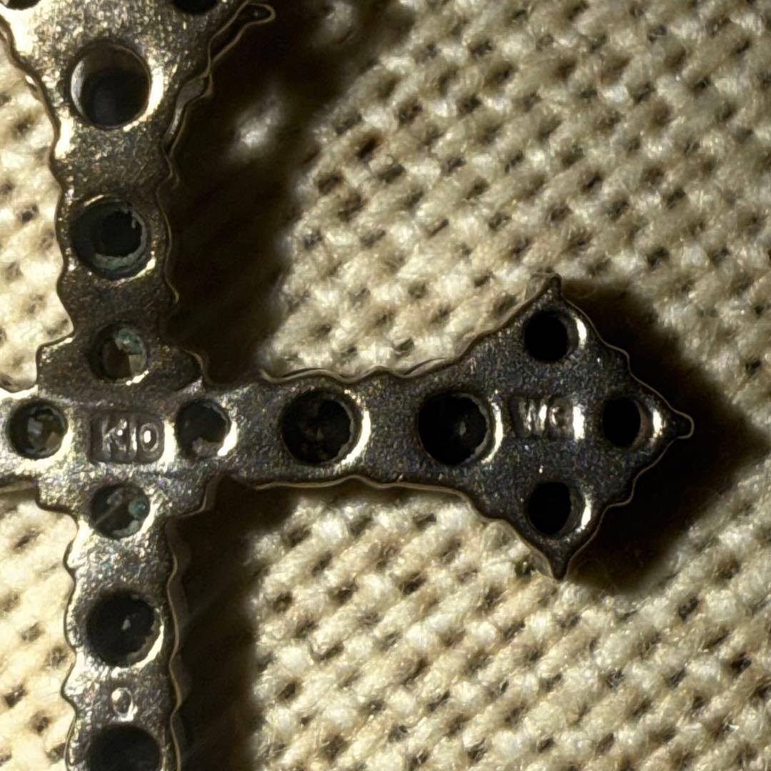 片*付様 9.2g 18金　k18 k10 k18wg ダイヤモンドネックレス