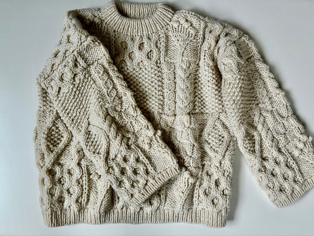 【極美品】今季継続モデル TODAYFUL パッチワークハンドニット タグ付