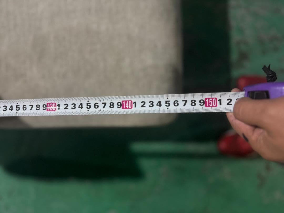 L字型グレーソファ　ファブリック 186