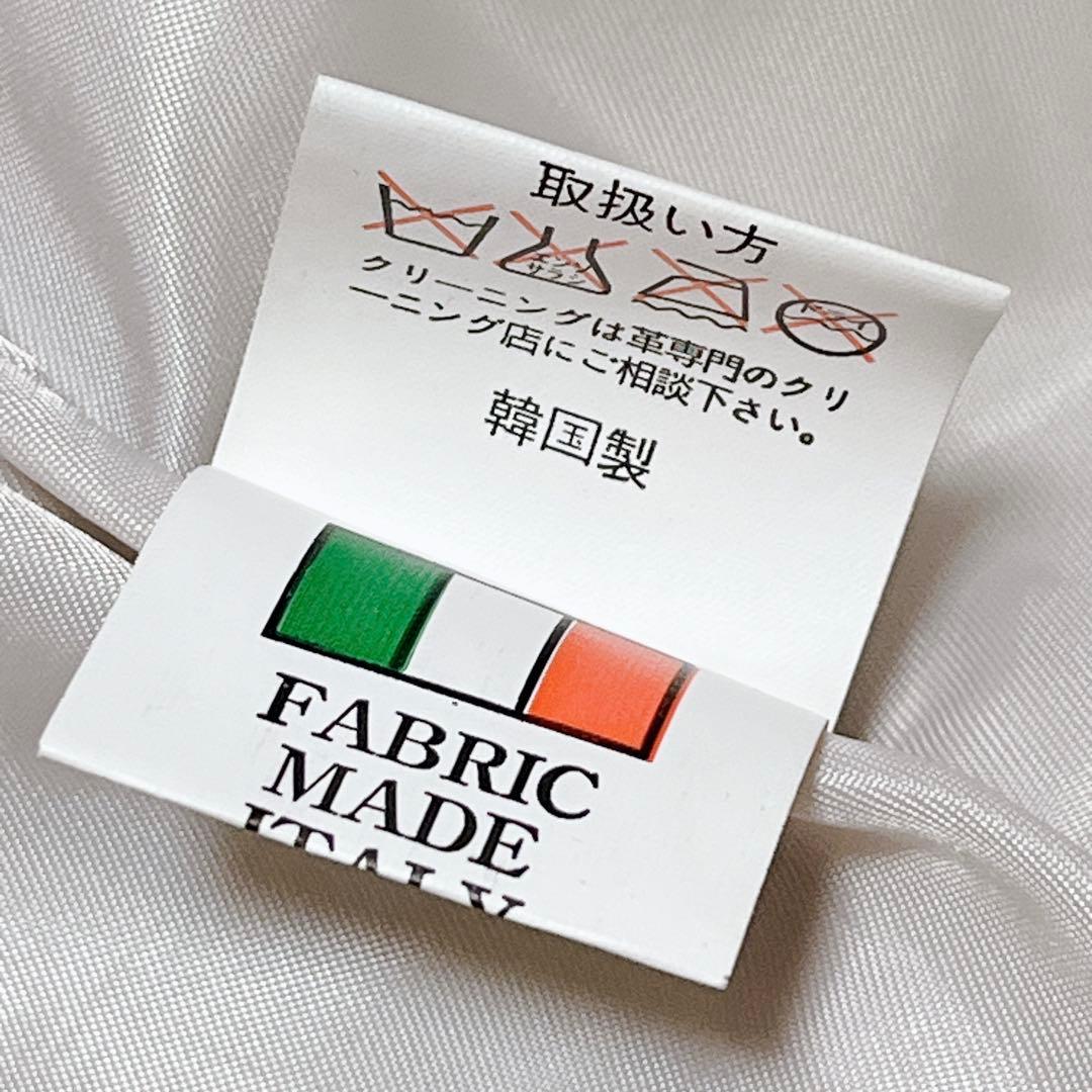 【Andy アンディ】ラムレザー ライダースジャケット フォックスファー付き