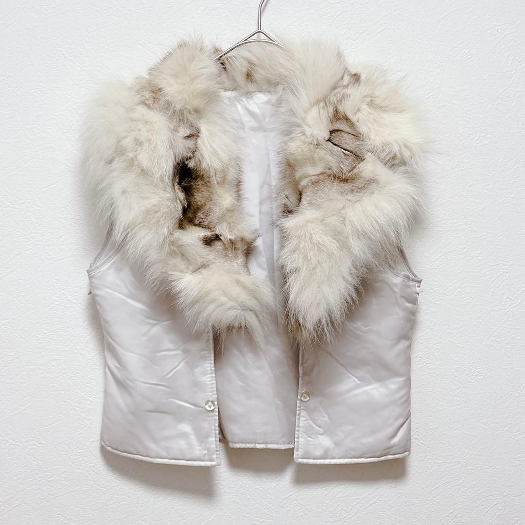 【Andy アンディ】ラムレザー ライダースジャケット フォックスファー付き