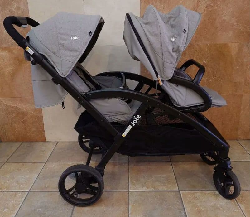 Joie 2人乗りベビーカー　エヴァライトデュオ グレー