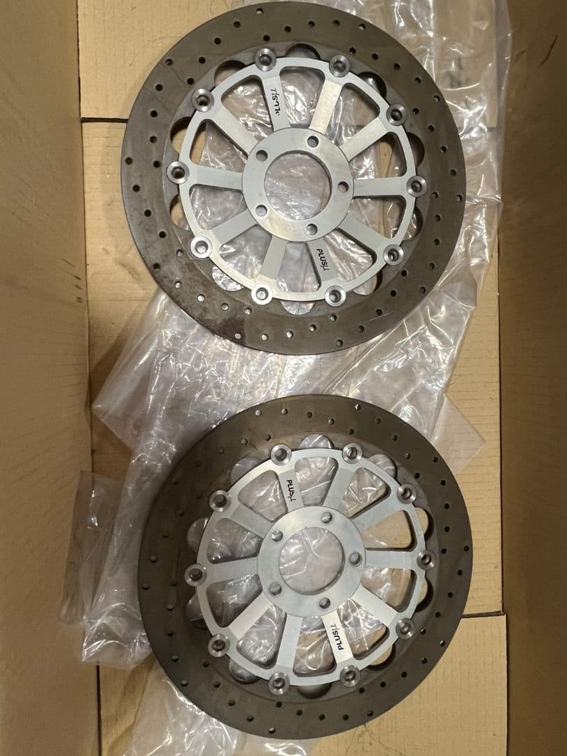 gsf1200バイク用ブレーキディスク 2枚セット　プラスミュー