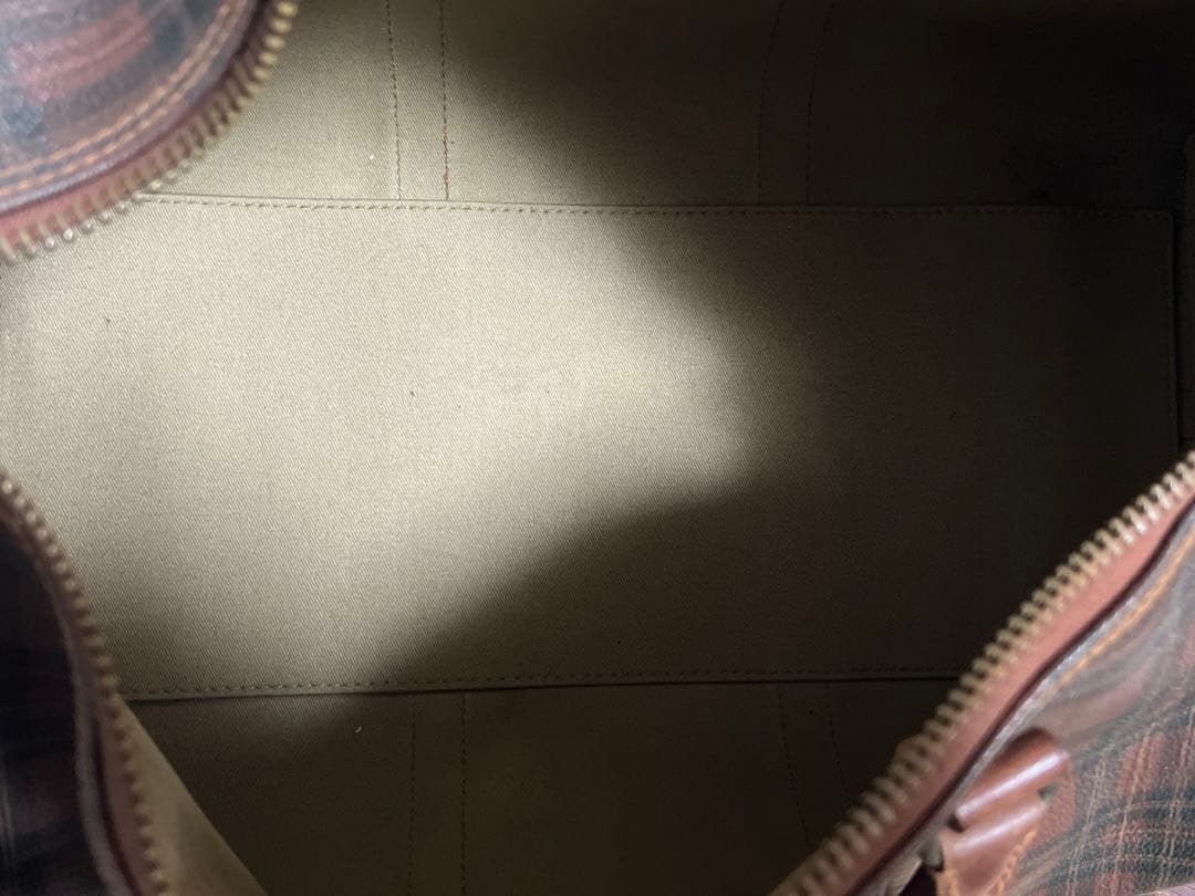 じ*ん様 ラルフローレン ビンテージ チェック柄 ボストンバッグ