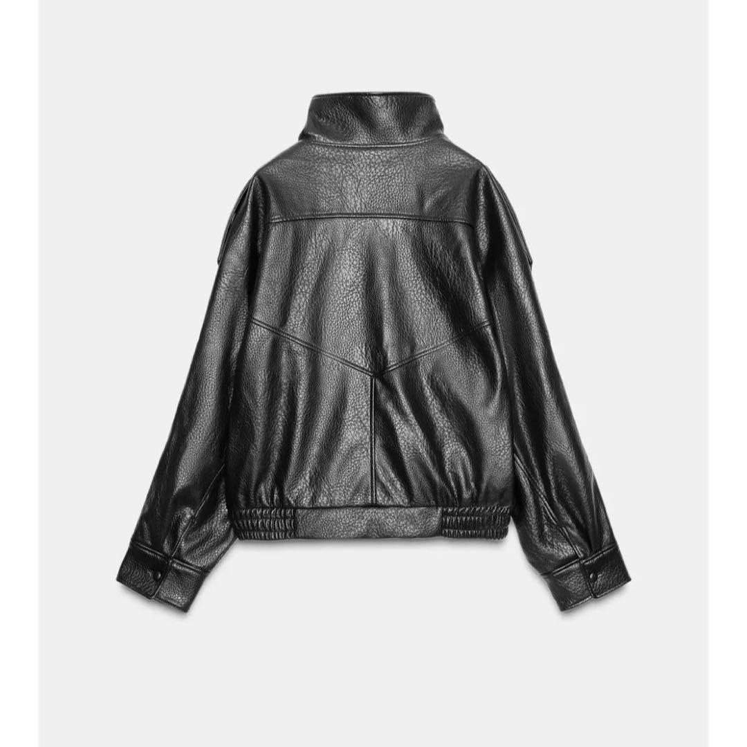 【希少完売モデル】ZARA フェイクレザージャケット