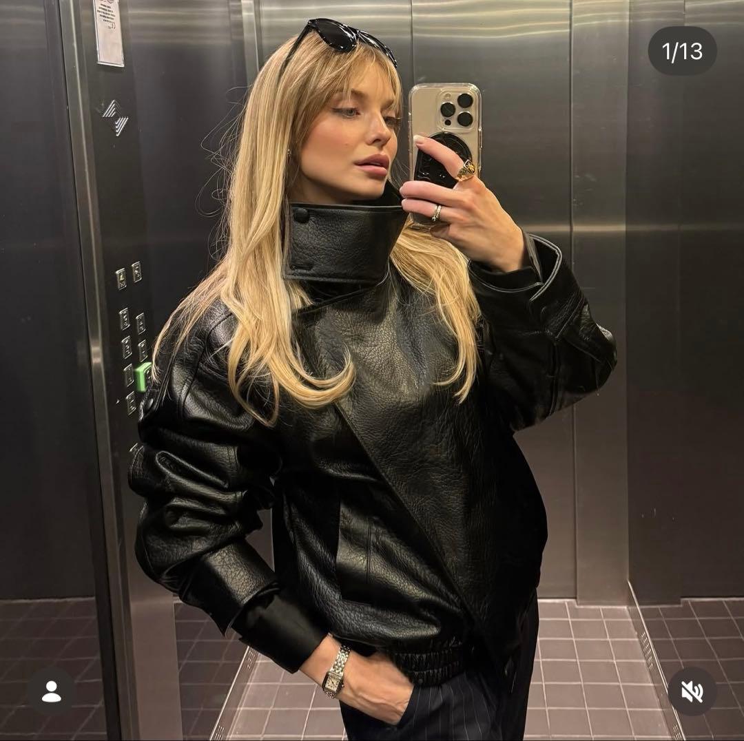 【希少完売モデル】ZARA フェイクレザージャケット