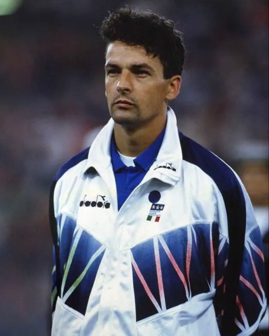 ディアドラ 94イタリア代表 トラックジャケット 希少襟元刺繍モデル Mサイズ