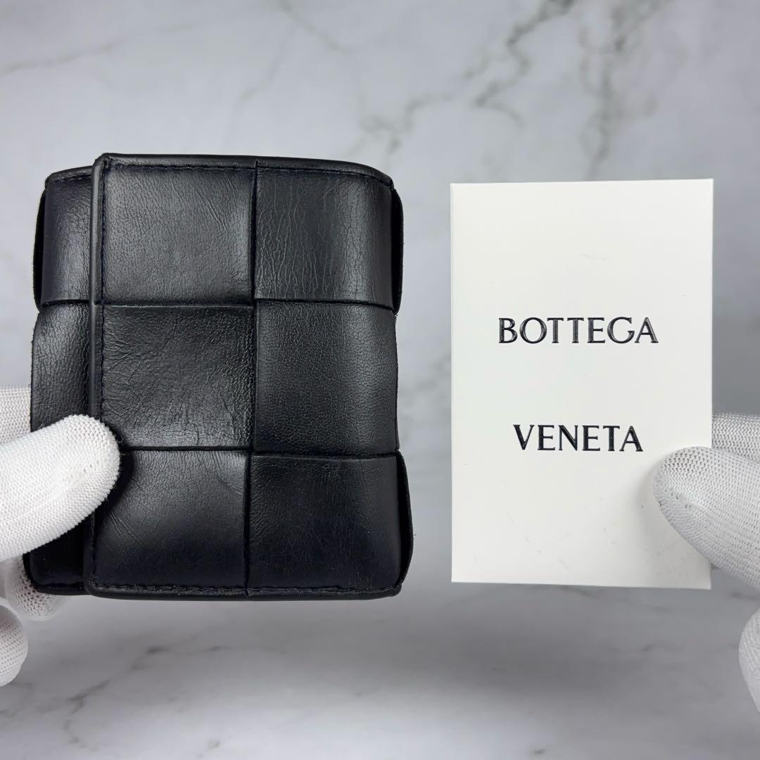 BOTTEGA VENETA 三つ折り財布 ブラック