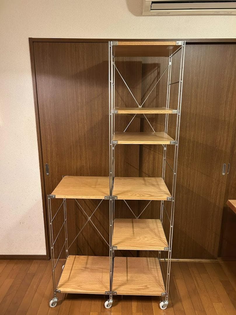 無印良品　ステンレスユニットシェルフ（目黒区まで引き取りに来て頂ける方のみ）