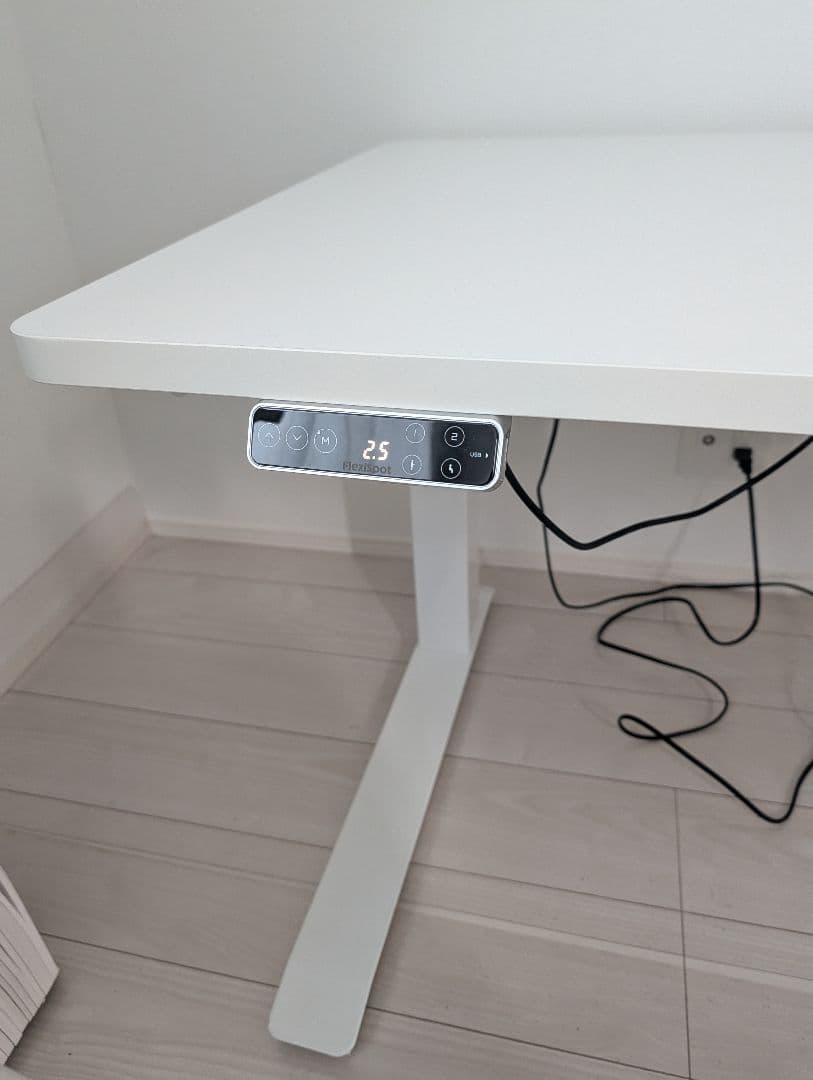 FLEXISPOT E7 昇降デスク 中古品 白 140x70cm
