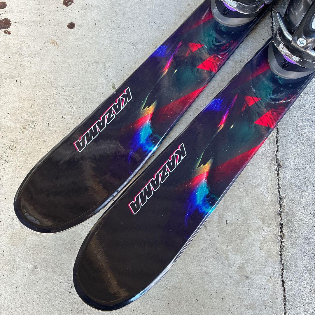 良品 KAZAMA VISHUN スキー板 ブーツ ショートスキー